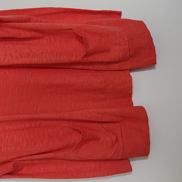 Madewell Open Front Lightweight M2235 Cardigan Orange Size S - Picture 3 of 9